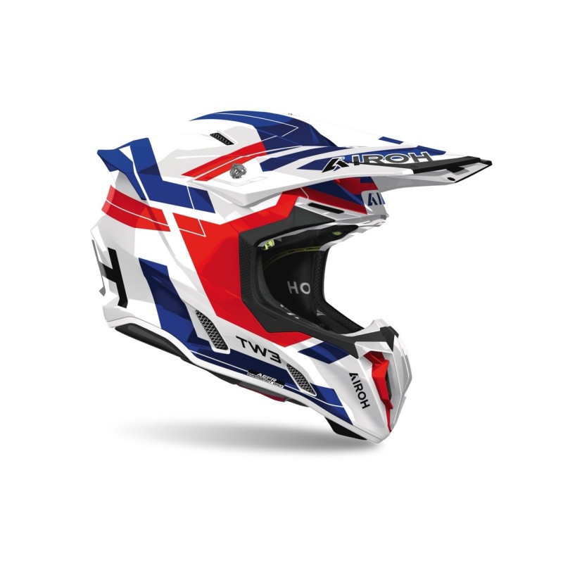 Casco Airoh Twist 3 Dynasty Blue Red Gloss