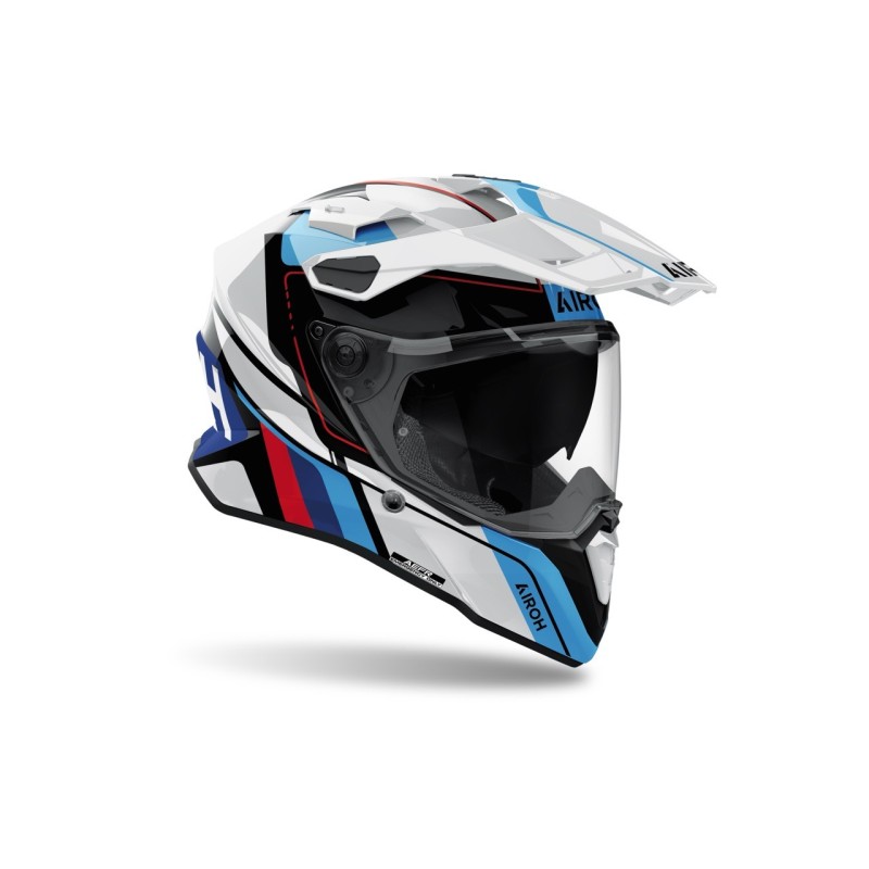 Helm Airoh Commander 2 Skip White Red Gloss