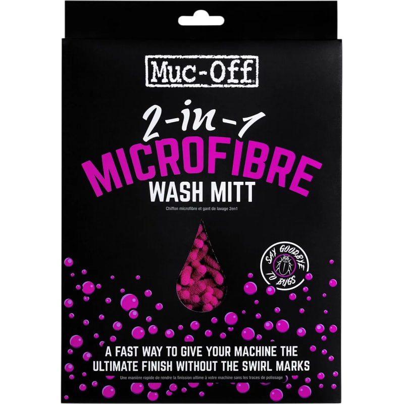 Muc Off 2-in-1-Waschhandschuh aus Mikrofaser