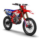 Dekor kit Beta Racing Rot für Beta RR-, RX-, Xtrainer-, LC-Motorräder