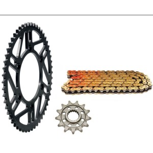 Kit catena-corona-pignone JT-Moose | Yamaha YZ 125 YZF 250 - Fantic XX - XE 125 XXF 250 XEF