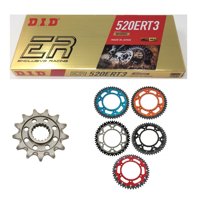 Kit catena-corona-pignone Moose-JT-DID | Ktm Husqvarna GasGas