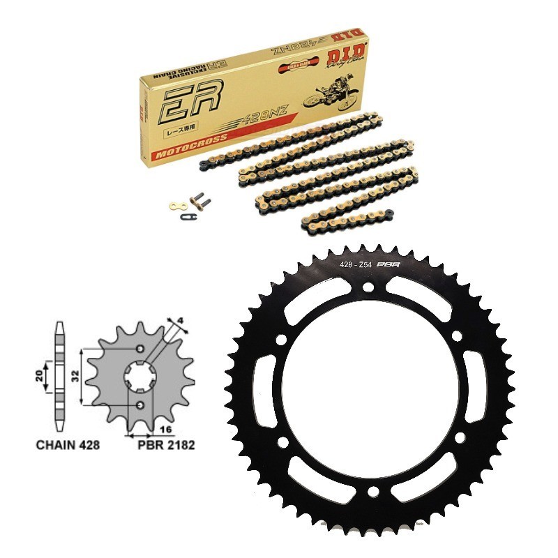 Kettensatz PBR-DID | Fantic 125 4T 2018+