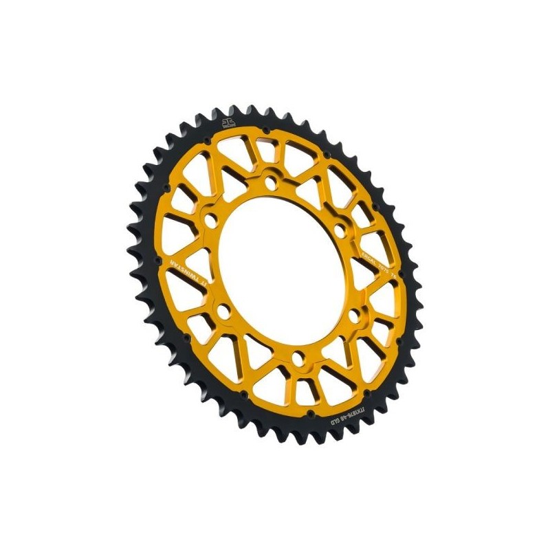 JT TWINSTAR Bimetall-Kettenrad, gold | Yamaha Tenere 700 2019-2024