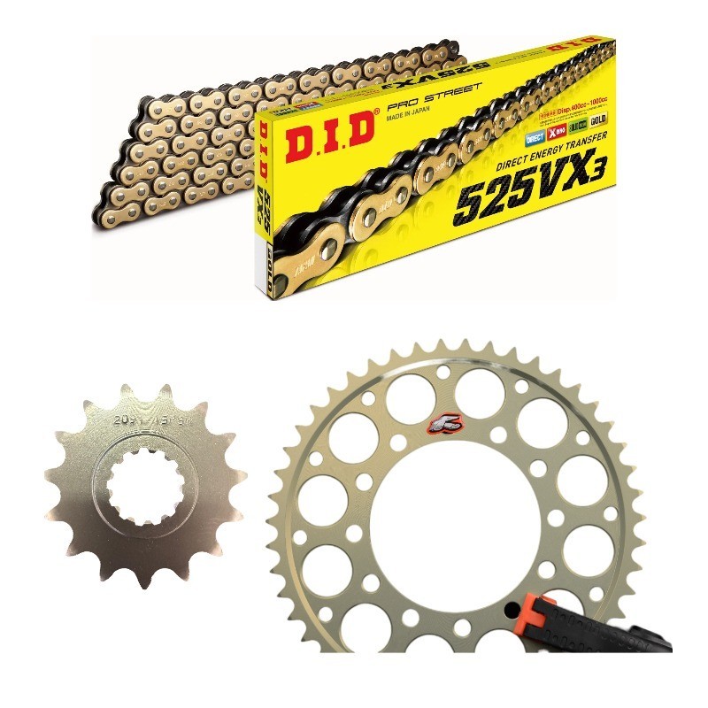 Sprockets and chain kit Renthal-PBR-DID | Yamaha Tenere 700