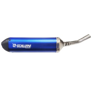 Silenziatore Scalvini anodizzato blu | TM SMR 125 08-16 EN 125 08-14