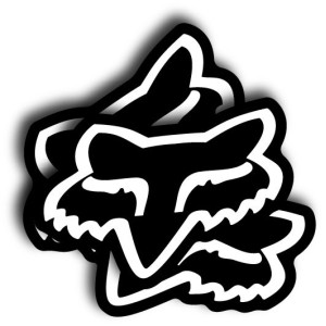 Decal Logo Fox 3 pcs