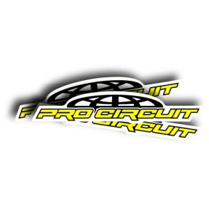 Autocollants Pro Circuit 3 pcs