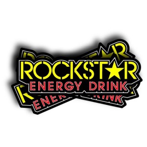 Autocollants Rockstar energy drink 3 pcs