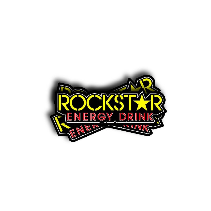 Autocollants Rockstar energy drink 3 pcs