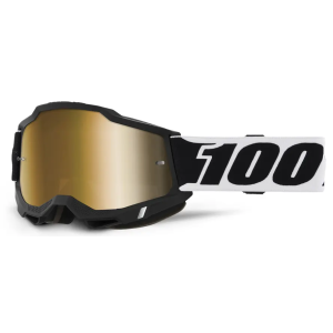 Maschera 100% Accuri 2 Black001 True Gold Mirror