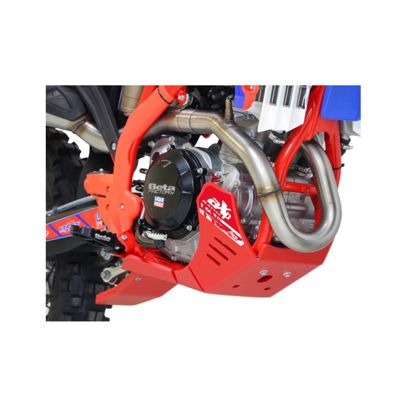 AXP XTREM rot Motorschutzplatte | Beta RR 350 / 390 / 430 / 480 2024+