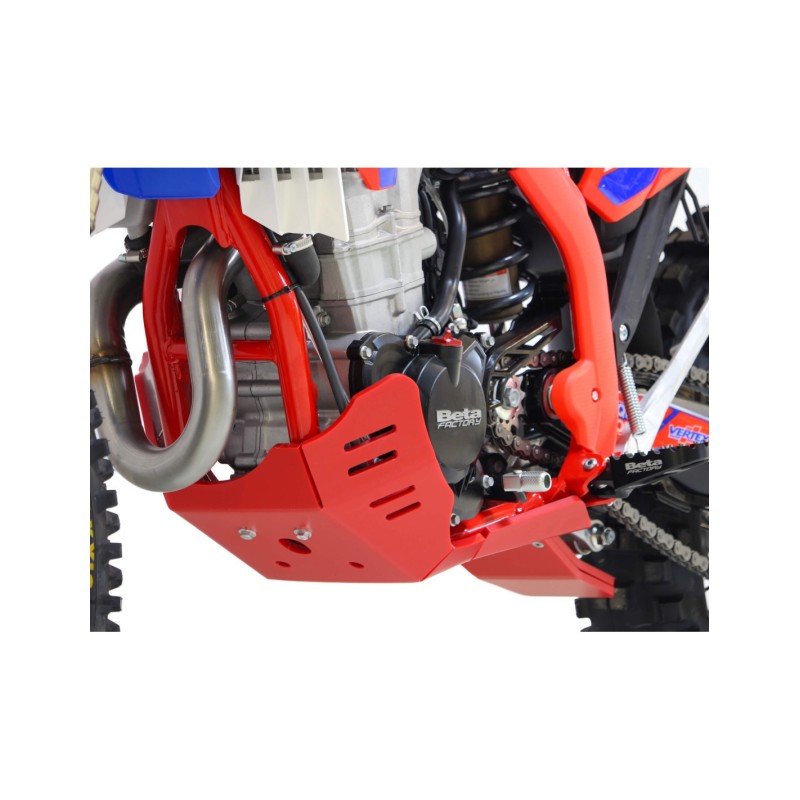 Piastra paramotore rossa AXP XTREM | Beta RR 350 / 390 / 430 / 480 2024+