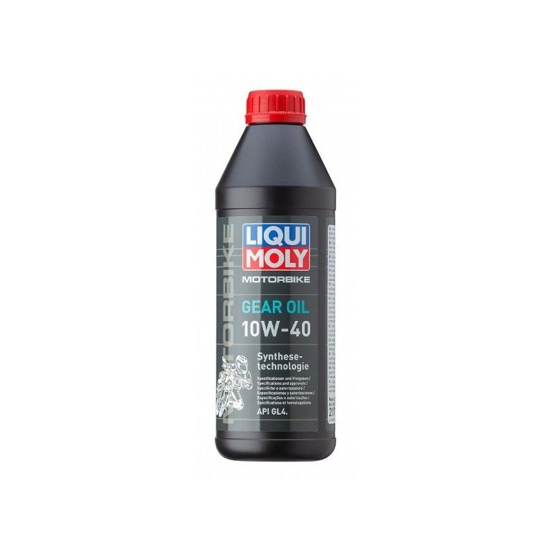 Olio cambio/frizione LIQUI MOLY Motorbike Gear Oil - 10W/40 - A base sintetica - 1 L