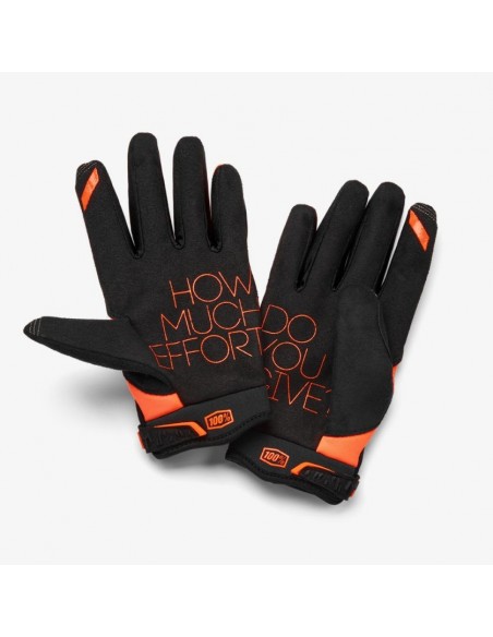 Winter Gloves 100% Brisker Orange 3776 100% motocross-handschuhe
