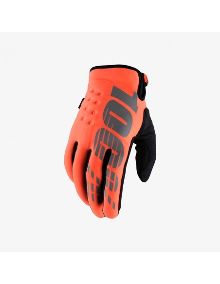 Winter Gloves 100% Brisker Orange 3776 100% motocross-handschuhe
