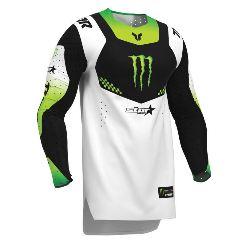 Maillot Thor Sportmode Monster Thrive Noir/Blanc