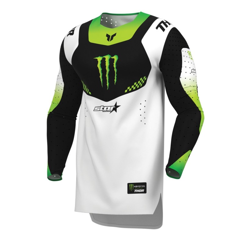 Maillot Thor Sportmode Monster Thrive Noir/Blanc