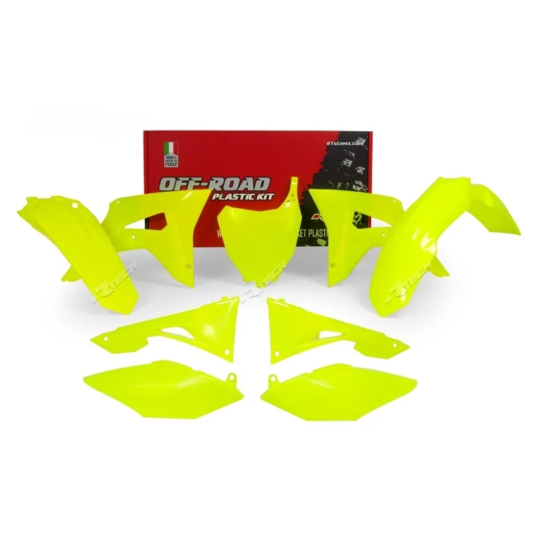 Kit plastiche Racetech Honda CRF250 2018 - CRF450 2017-018 Giallo Fluo R-KITCRF-GF0-599