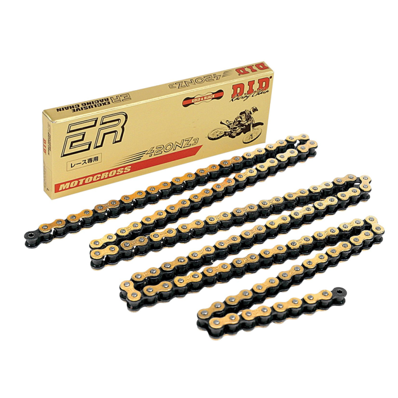 D.I.D 420 NZ3 Super Non O-Ring Chain - 130 links 401235130 Did Chains