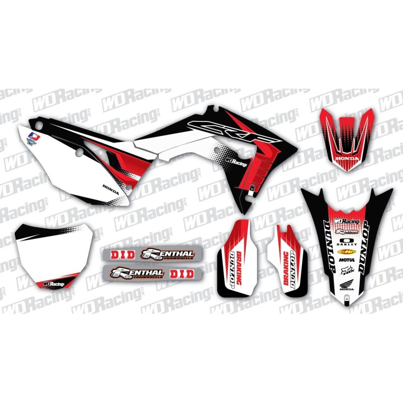 Grafiche Honda GRADIENT - Nere WDGGradNHon