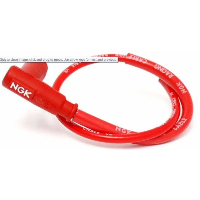 SPARK PLUG-CABLE SET red CR2 (threaded terminal) CR28048 Ngk Spark plugs and Spark Plug Sockets