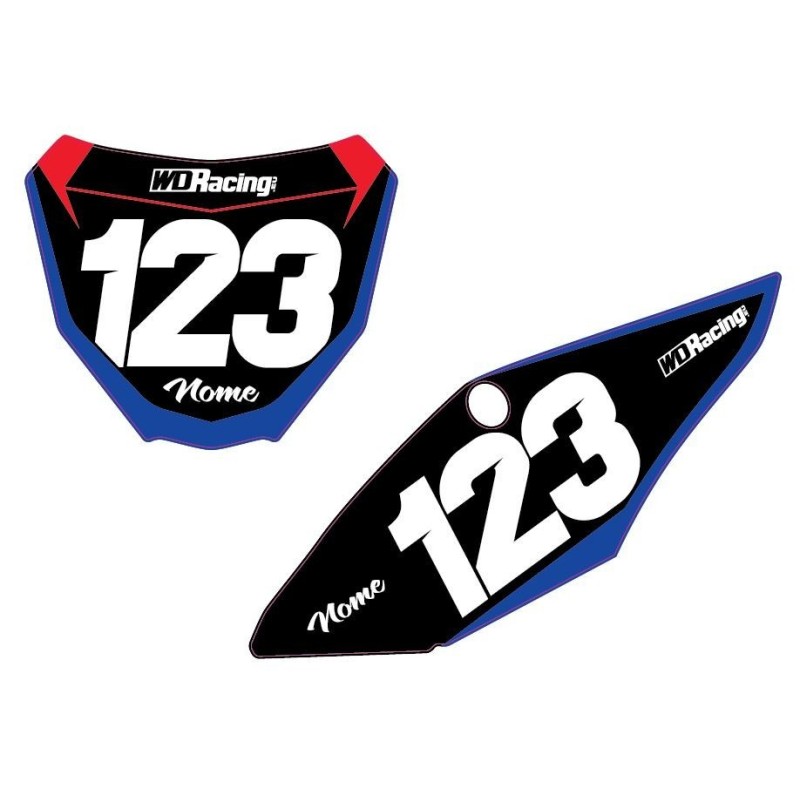 Number plates decal Honda-Factory Fact-Hon WD Graphics Honda
