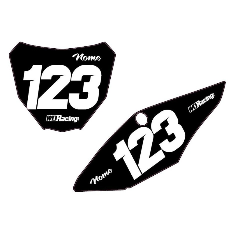 Number plates decal Honda-Solid SOLID-Hon WD Graphics Honda