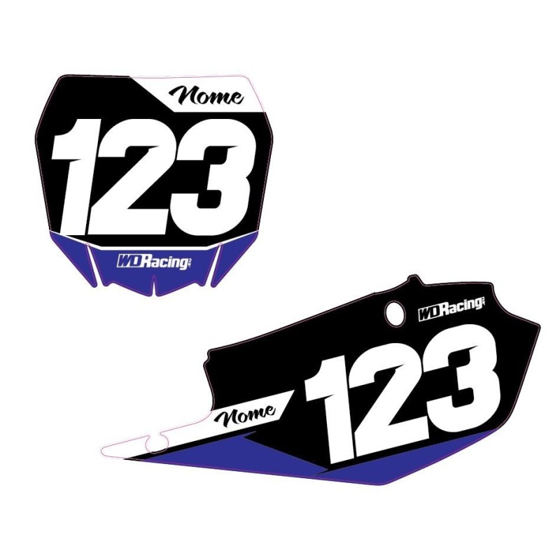 Number plates decal Yamaha-Race1 RAC1-YAM WD Graphics Yamaha