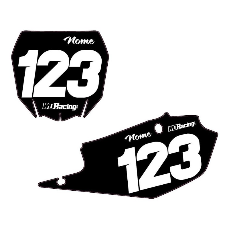 Number plates decal Yamaha-Solid SOLID-YAM WD Graphics Yamaha