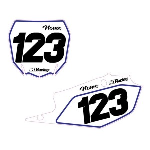 Number plates decal Yamaha-Base BASE-YAM WD Graphics Yamaha