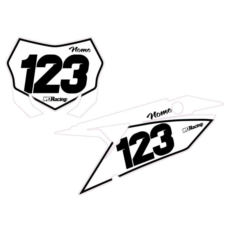 Number plates decal Suzuki-Base BASE-SUZ WD Graphics Suzuki