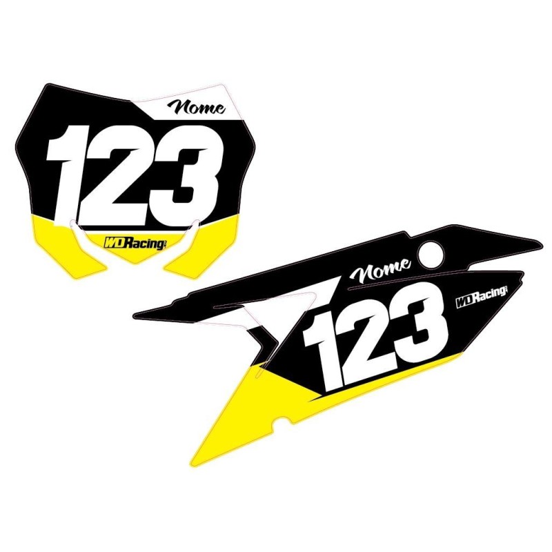 Number plates decal Suzuki-Race1 RAC1-SUZ WD Graphics Suzuki