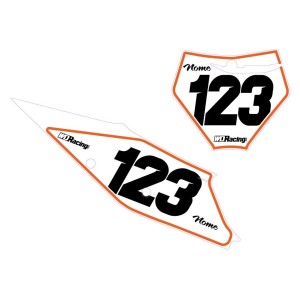 Number plates decal KTM-Solid BASE-KTM WD Graphics KTM