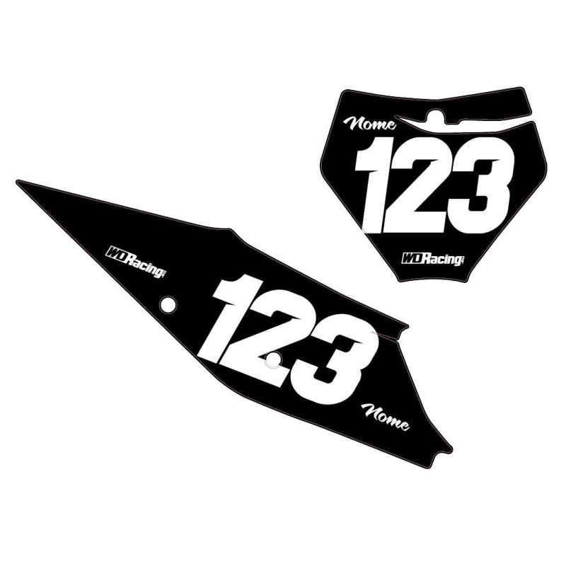 Number plates decal KTM-Solid SOLID-KTM WD Graphics KTM