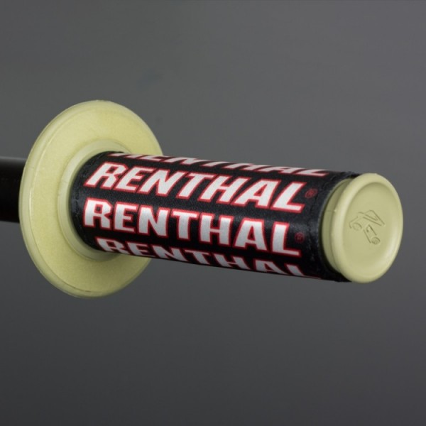 Clean Grip Renthal Red-Black g190 Renthal  Poignées en caoutchouc