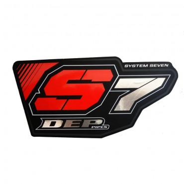 DECAL DEP S7 RED A1027 DEP Pipes Stickers