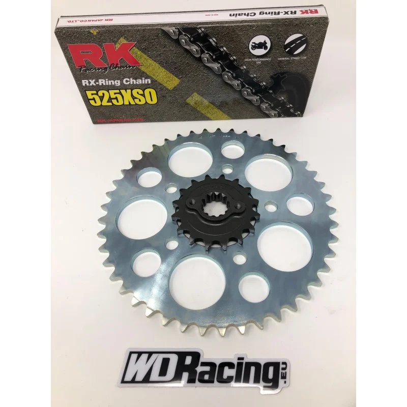 Kit Front & Rear Sprokets (45-16) with Chain CHT Honda Africa Twin XRV750 93-03 7589 RK CHAIN Chain and Sprocket Kits