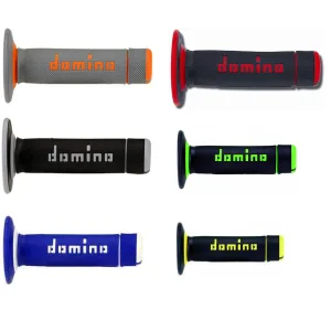 Grips Domino Cross-Enduro 1378 Domino  Poignées en caoutchouc