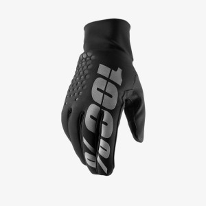 Winter Gloves 100% Brisker Hydromatic Black 4596 100% Gants cross