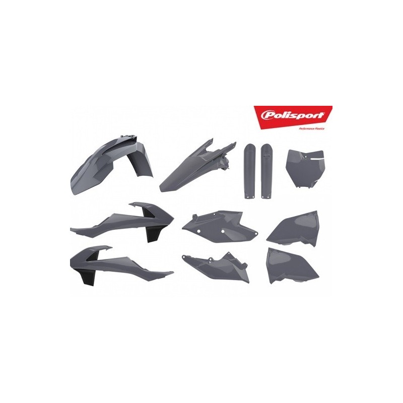 Full Plastic Kit KTM SX-SXF 16-018 Nardo Grey 90825 Polisport Kits plastique