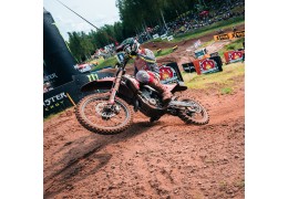 Mattia Guadagnini fuori dal GP Inglese