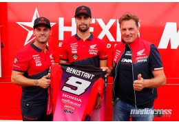 MXGP: Thibault Benistant firma con il Team Honda SR Motoblouz